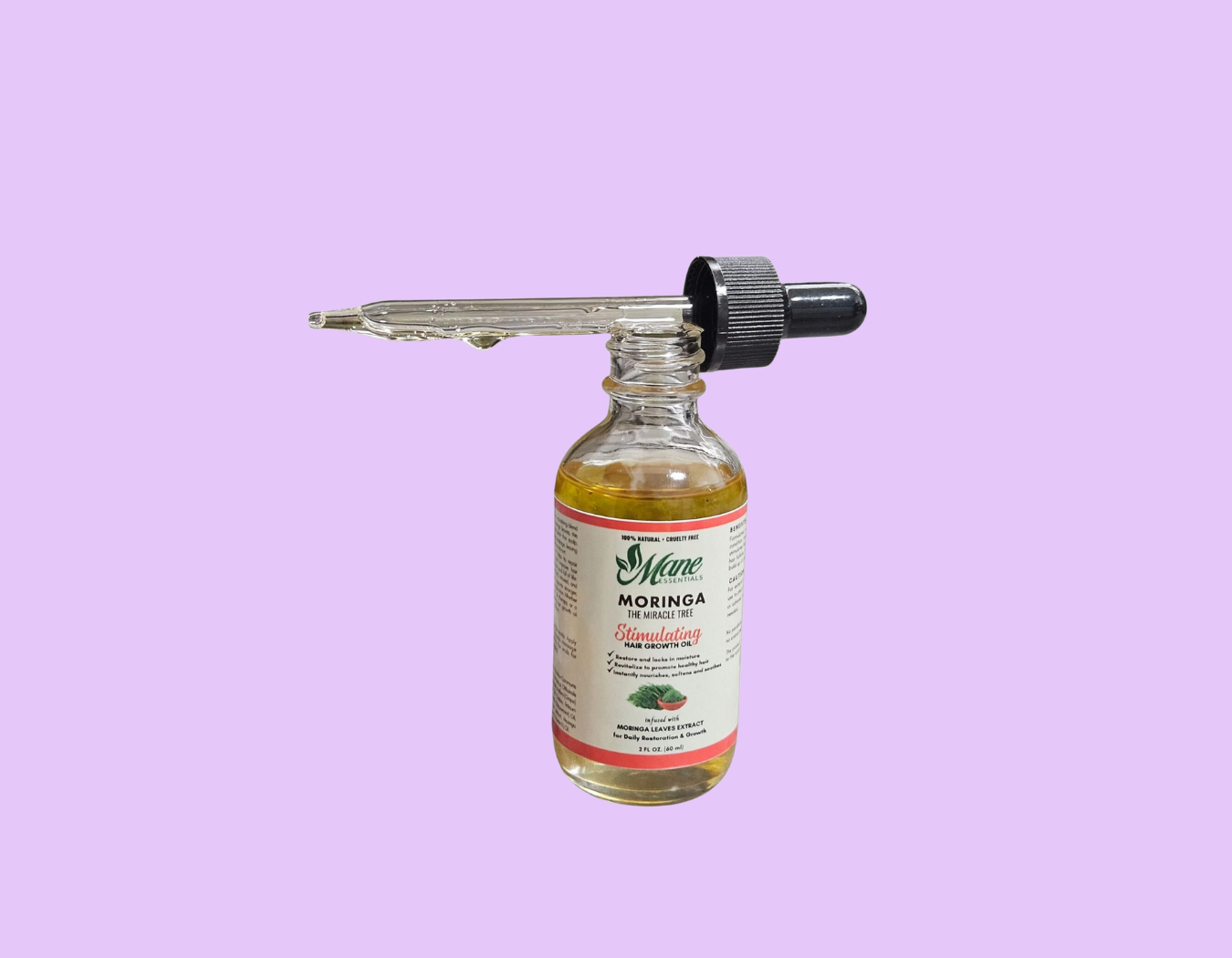 MORINGA-POWERED HAIR GROWTH OIL – STRENGTHENS & NOURISHES SCALP | 2 FL OZ