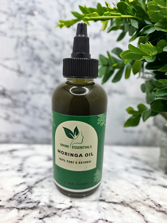 Organic Moringa Hair Growth Oil - 4oz.