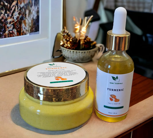 Turmeric Set : Face & Body Oil + Body Butter + 3 Soaps FREE