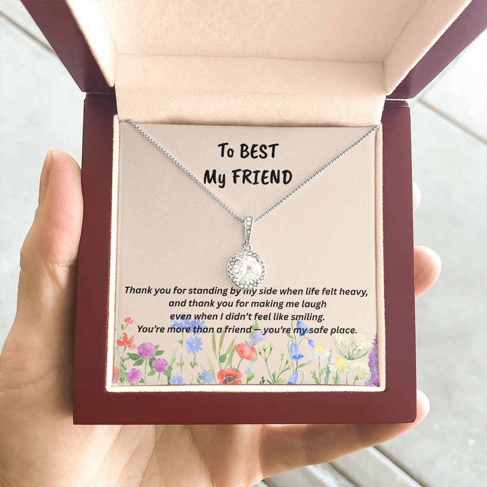 Best Friend Gifts for Birthday, Friendship Knot Necklace Silver, Meaningful Friendship Gifts