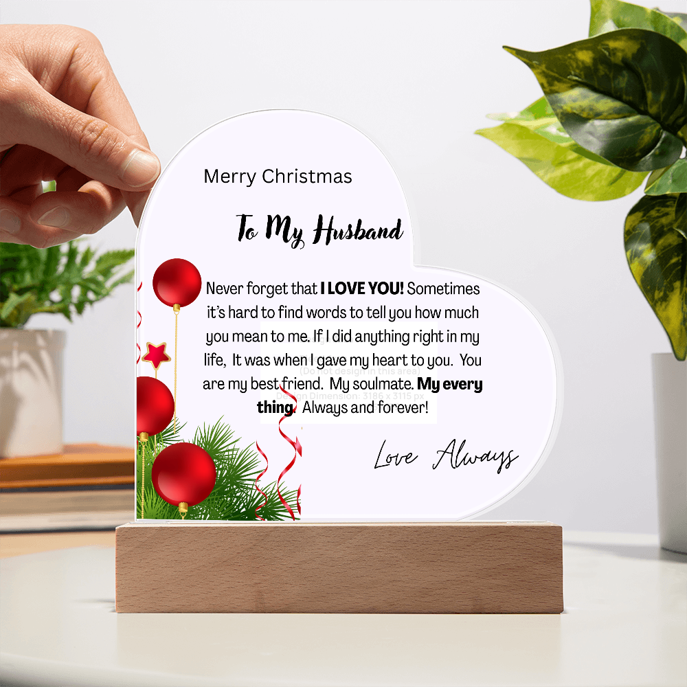 To My Husband – Romantic Message Gift