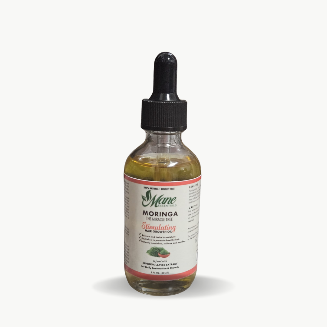 MORINGA-POWERED HAIR GROWTH OIL – STRENGTHENS & NOURISHES SCALP | 2 FL OZ