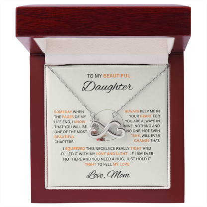 To My Beautiful Daughter | Someday When | Love Knot Necklace