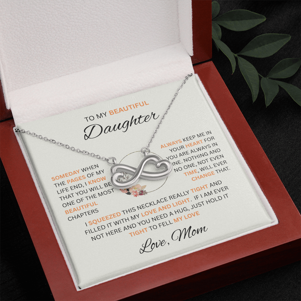 To My Beautiful Daughter | Someday When | Love Knot Necklace