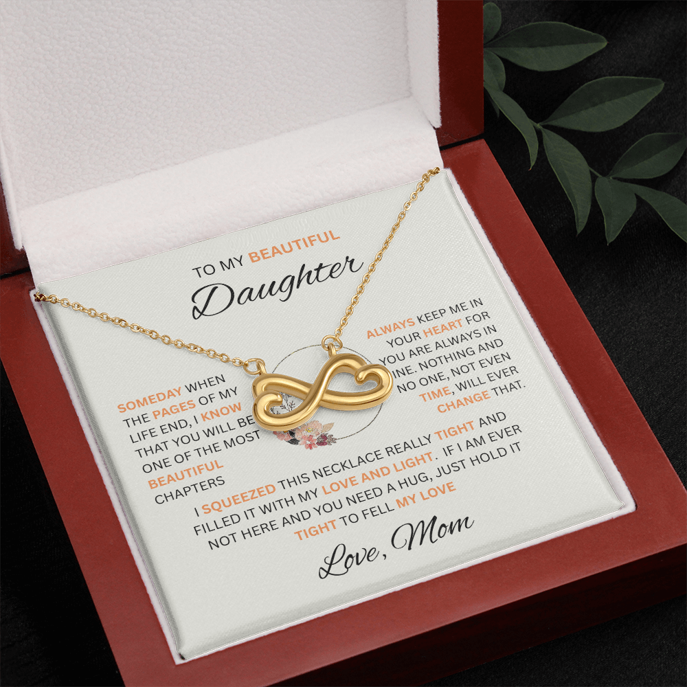 To My Beautiful Daughter | Someday When | Love Knot Necklace