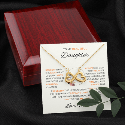 To My Beautiful Daughter | Someday When | Love Knot Necklace