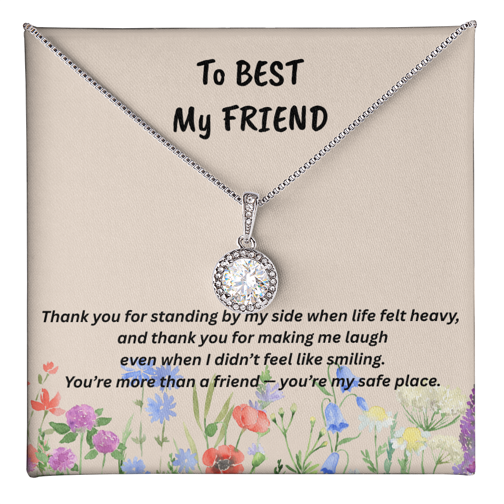 Best Friend Gifts for Birthday, Friendship Knot Necklace Silver, Meaningful Friendship Gifts
