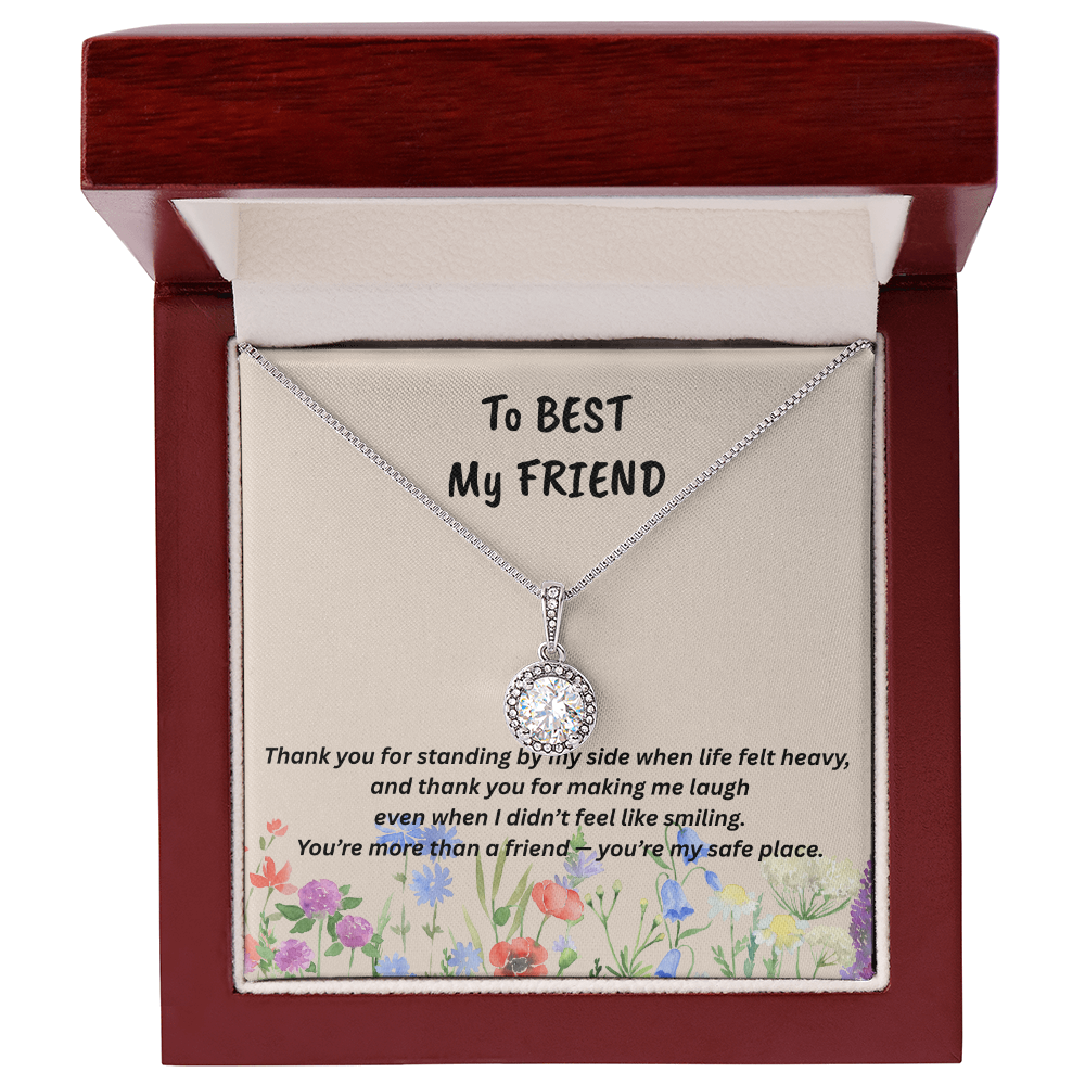 Best Friend Gifts for Birthday, Friendship Knot Necklace Silver, Meaningful Friendship Gifts