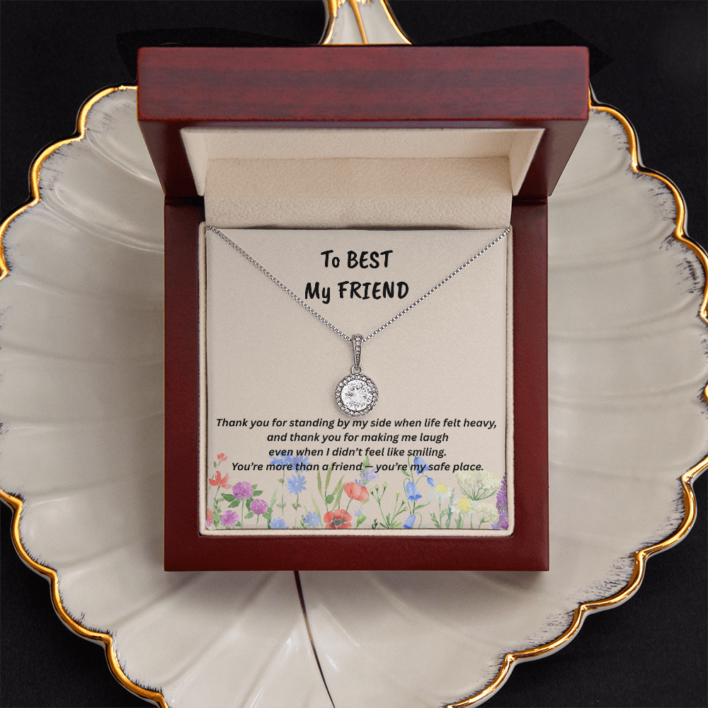Best Friend Gifts for Birthday, Friendship Knot Necklace Silver, Meaningful Friendship Gifts