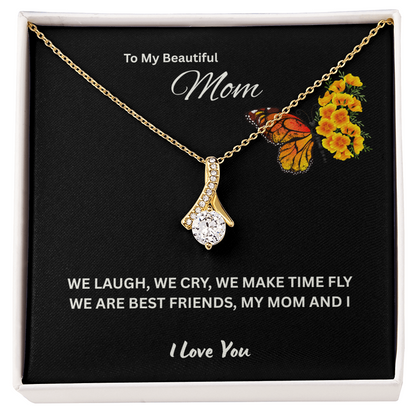 To My Mom, I Love You | Alluring Beauty Necklace