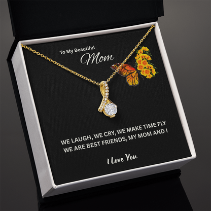To My Mom, I Love You | Alluring Beauty Necklace