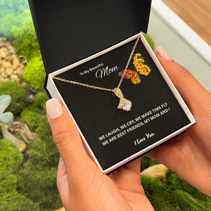 To My Mom, I Love You | Alluring Beauty Necklace