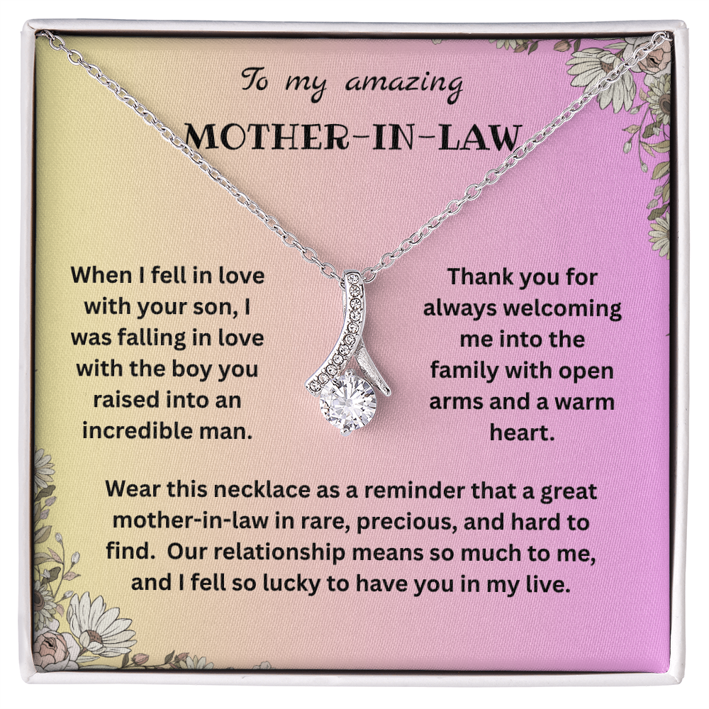 Mother-In-Law Gift - I Choose Your Son - Alluring Beauty Necklace