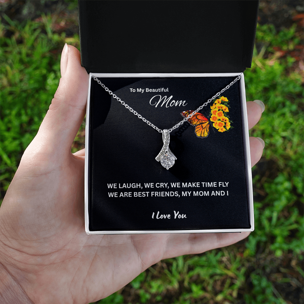 To My Mom, I Love You | Alluring Beauty Necklace