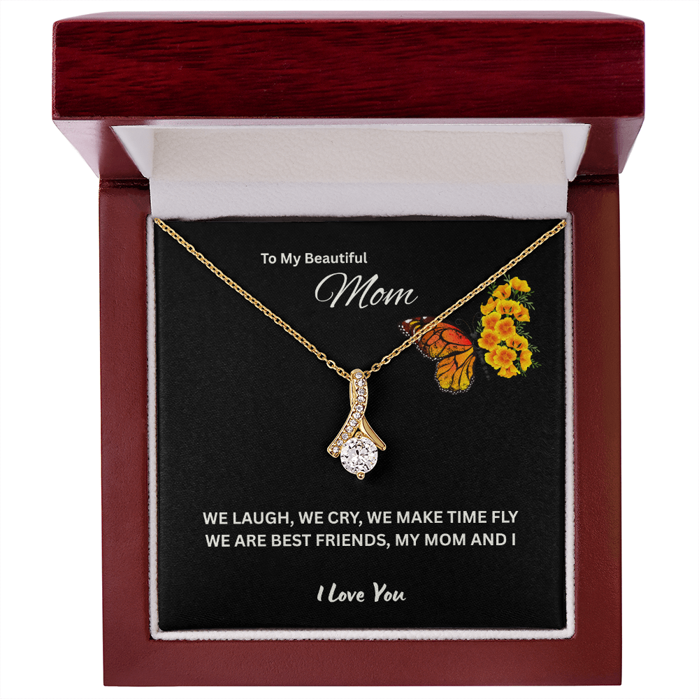 To My Mom, I Love You | Alluring Beauty Necklace
