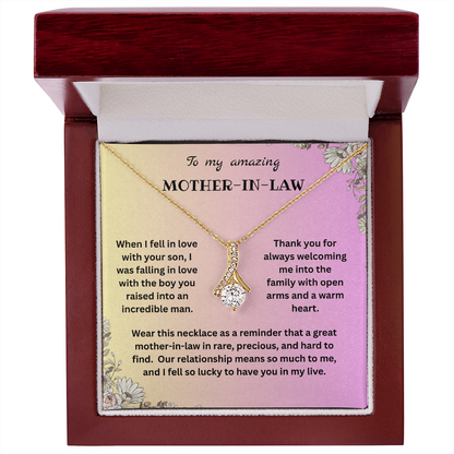 Mother-In-Law Gift - I Choose Your Son - Alluring Beauty Necklace