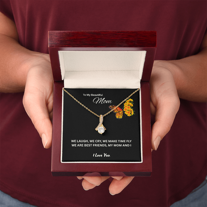 To My Mom, I Love You | Alluring Beauty Necklace