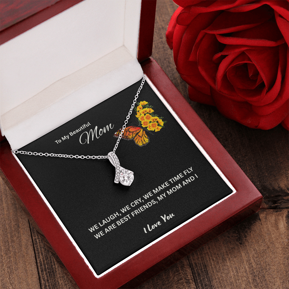 To My Mom, I Love You | Alluring Beauty Necklace