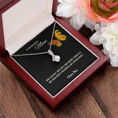 To My Mom, I Love You | Alluring Beauty Necklace