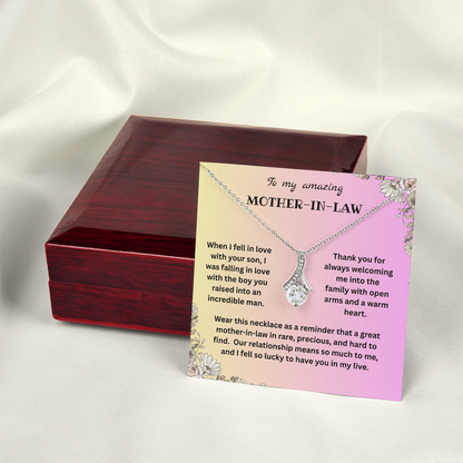 Mother-In-Law Gift - I Choose Your Son - Alluring Beauty Necklace