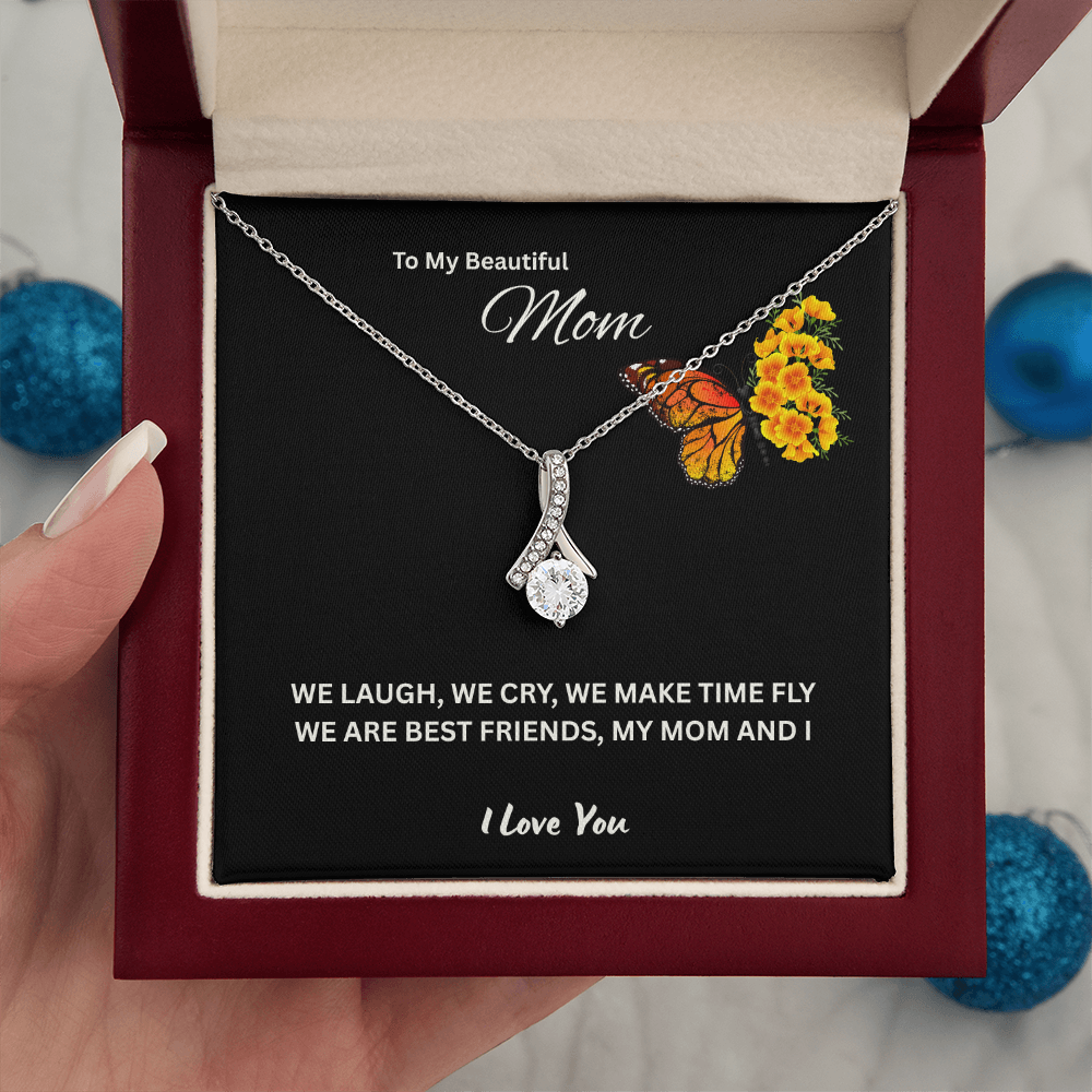 To My Mom, I Love You | Alluring Beauty Necklace