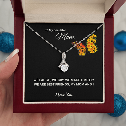 To My Mom, I Love You | Alluring Beauty Necklace