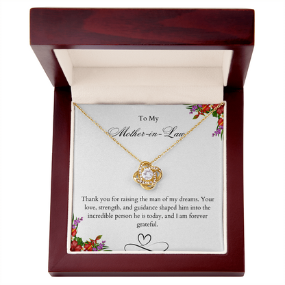 Mother of the groom gift, Mother of the Groom Necklace, Mother of the Groom gift Necklace, Thank you for raising the man of my dreams