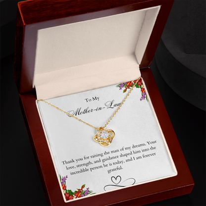 Mother of the groom gift, Mother of the Groom Necklace, Mother of the Groom gift Necklace, Thank you for raising the man of my dreams
