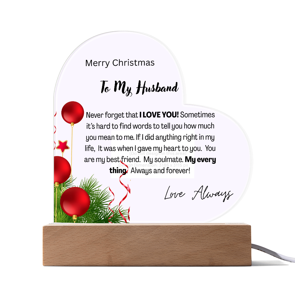 To My Husband – Romantic Message Gift
