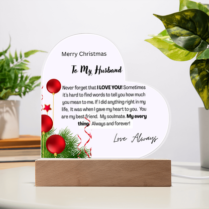 To My Husband – Romantic Message Gift