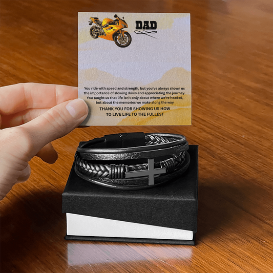 Father's Day Gifts from Daughter, Bracelet for Dad Birthday from Daughter and Son