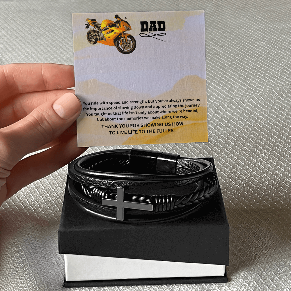 Father's Day Gifts from Daughter, Bracelet for Dad Birthday from Daughter and Son