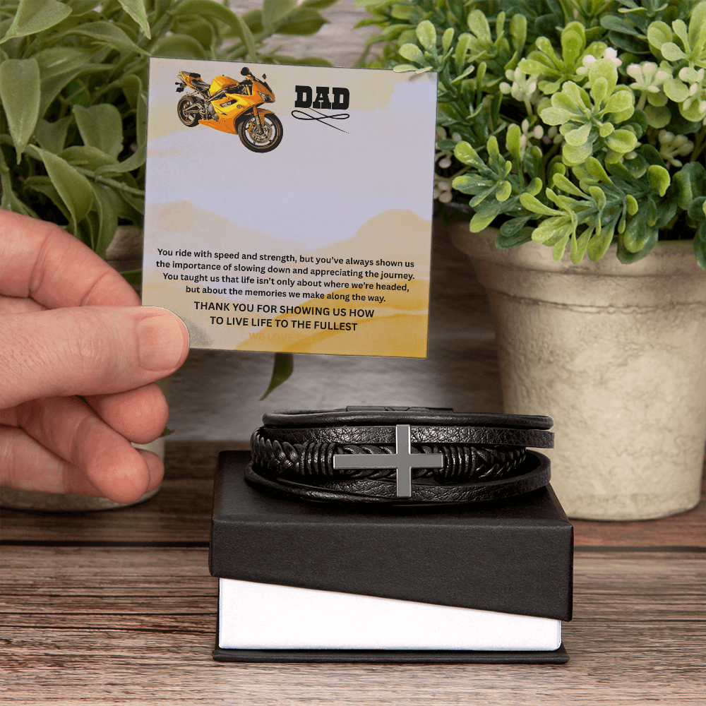 Father's Day Gifts from Daughter, Bracelet for Dad Birthday from Daughter and Son