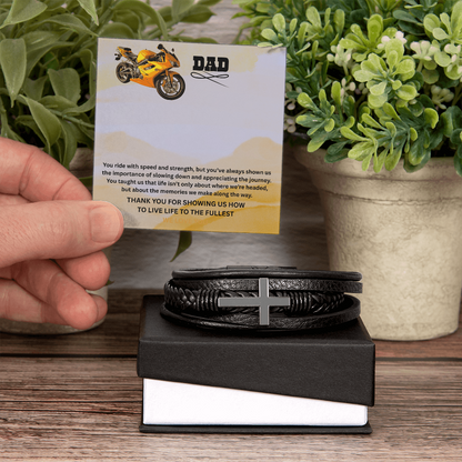 Father's Day Gifts from Daughter, Bracelet for Dad Birthday from Daughter and Son