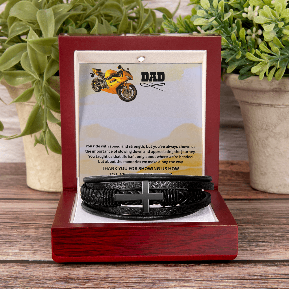 Father's Day Gifts from Daughter, Bracelet for Dad Birthday from Daughter and Son