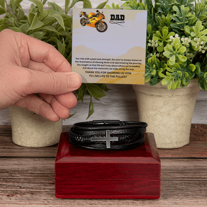 Father's Day Gifts from Daughter, Bracelet for Dad Birthday from Daughter and Son