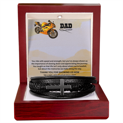 Father's Day Gifts from Daughter, Bracelet for Dad Birthday from Daughter and Son