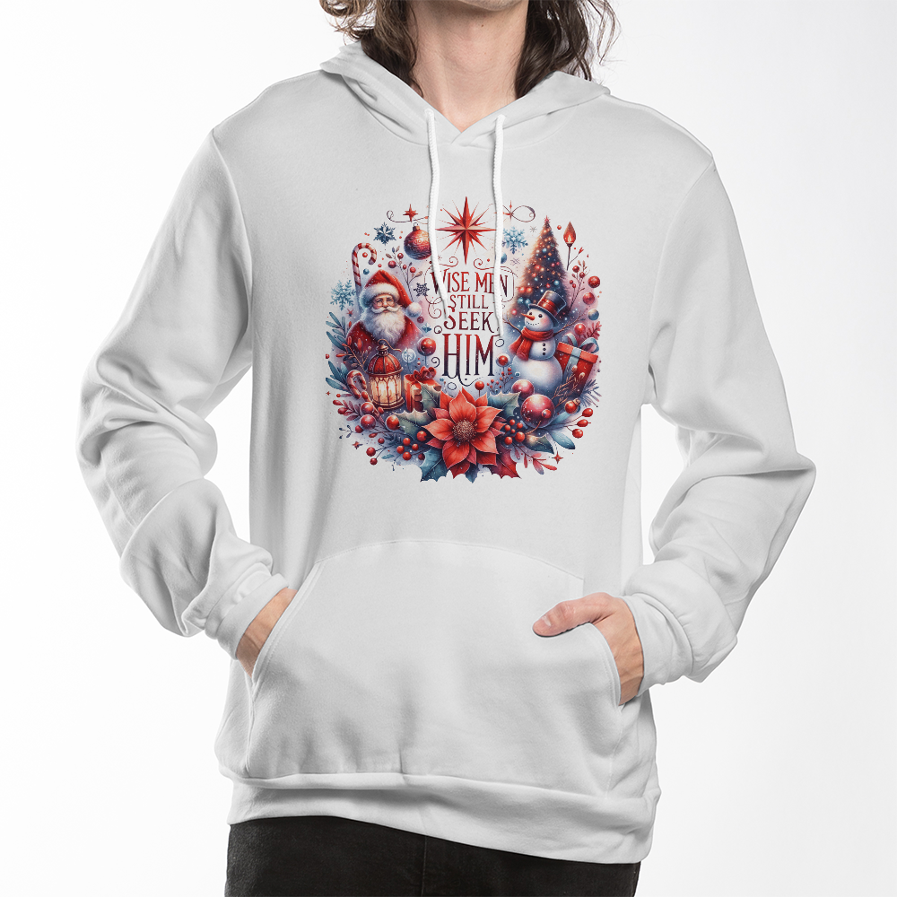 Unisex Premium Christmas Hoodie – Ultra-Soft Fleece Pullover for Holiday Comfort