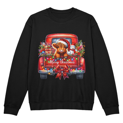 2025 Christmas Crew Sweatshirt, We Are Family Christmas Long Sleeve, Family Christmas Tops, Festive Holiday Shirt,Christmas Party Sweatshirt