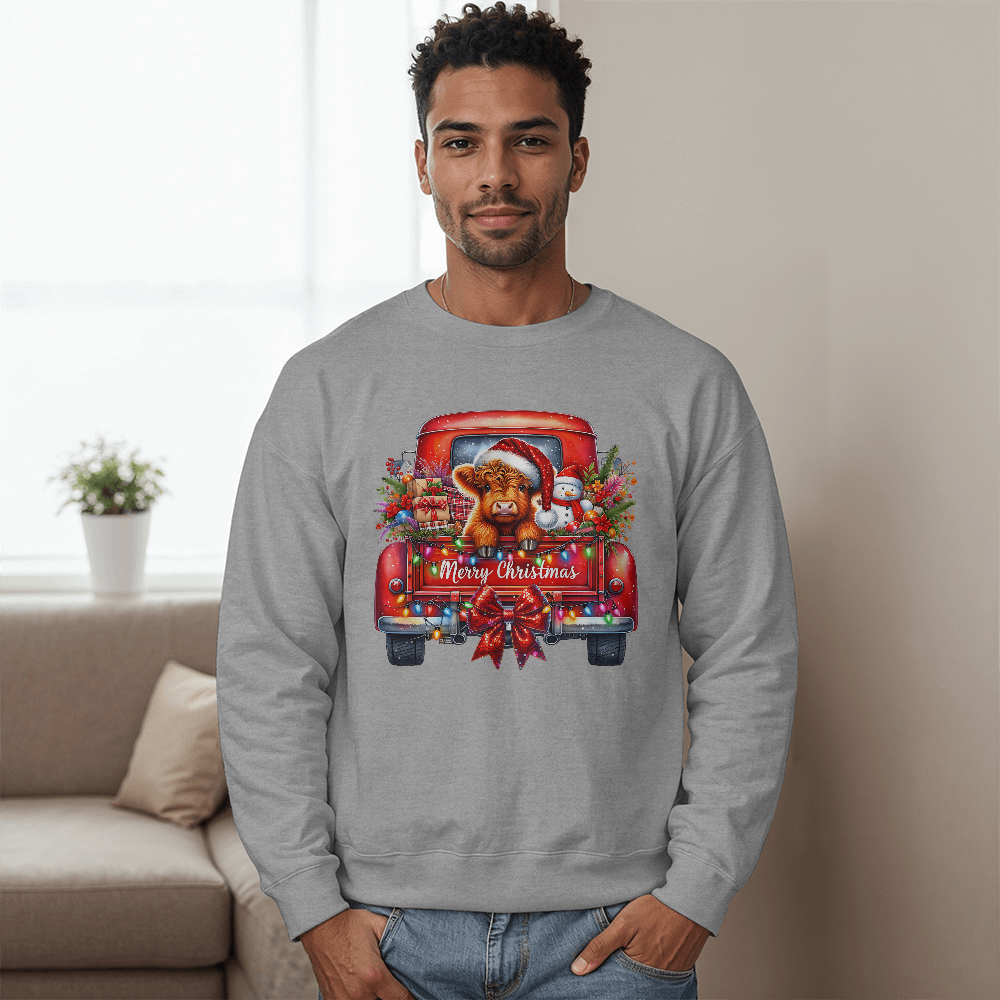 2025 Christmas Crew Sweatshirt, We Are Family Christmas Long Sleeve, Family Christmas Tops, Festive Holiday Shirt,Christmas Party Sweatshirt