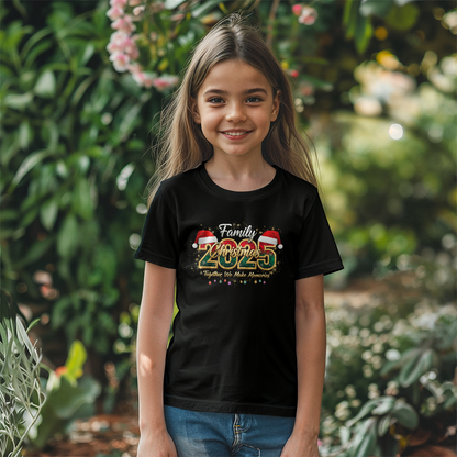 Child 2025 Christmas Crew Sweatshirt, We Are Family Christmas Long Sleeve, Family Christmas Tops, Festive Holiday Shirt,Christmas Party Sweatshirt