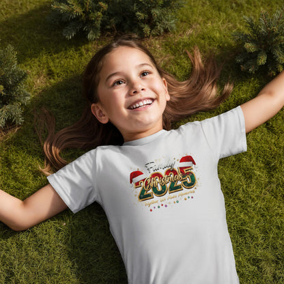 Child 2025 Christmas Crew Sweatshirt, We Are Family Christmas Long Sleeve, Family Christmas Tops, Festive Holiday Shirt,Christmas Party Sweatshirt