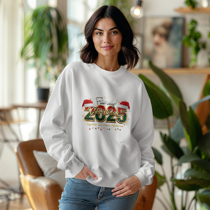 2025 Christmas Crew Sweatshirt, We Are Family Christmas Long Sleeve, Family Christmas Tops, Festive Holiday Shirt, Christmas Party Sweatshirt - Women