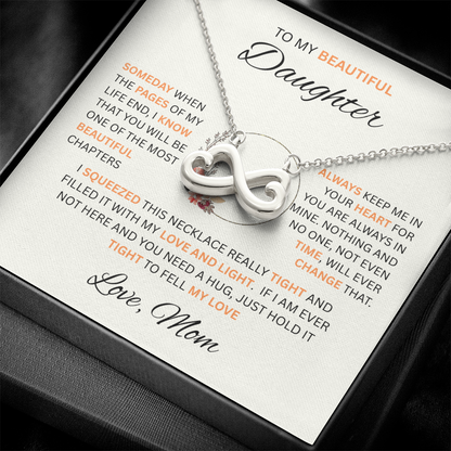 To My Beautiful Daughter | Someday When | Love Knot Necklace