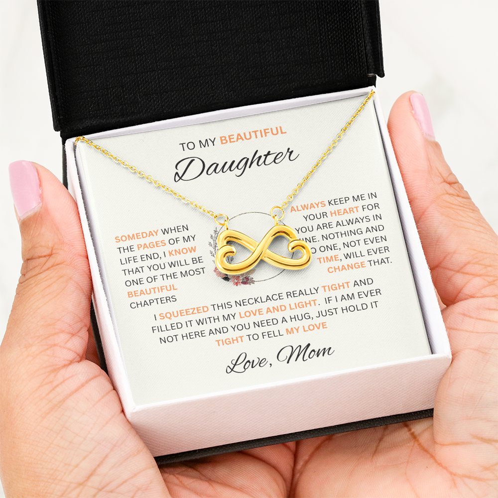 To My Beautiful Daughter | Someday When | Love Knot Necklace