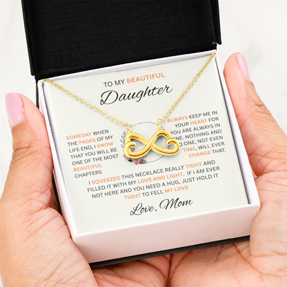 To My Beautiful Daughter | Someday When | Love Knot Necklace