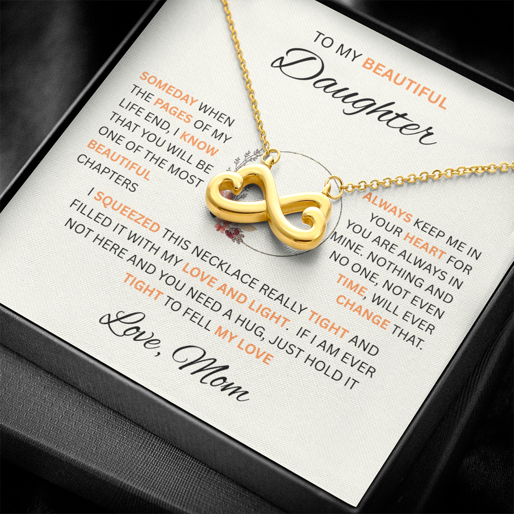 To My Beautiful Daughter | Someday When | Love Knot Necklace