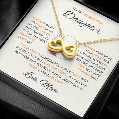 To My Beautiful Daughter | Someday When | Love Knot Necklace