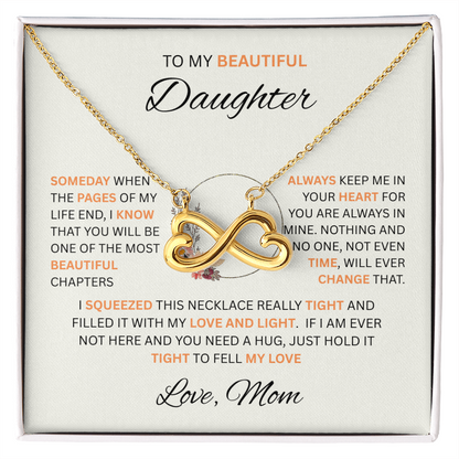 To My Beautiful Daughter | Someday When | Love Knot Necklace