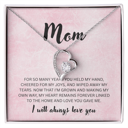 Mom | You Held my Hand | Forever Love Necklace